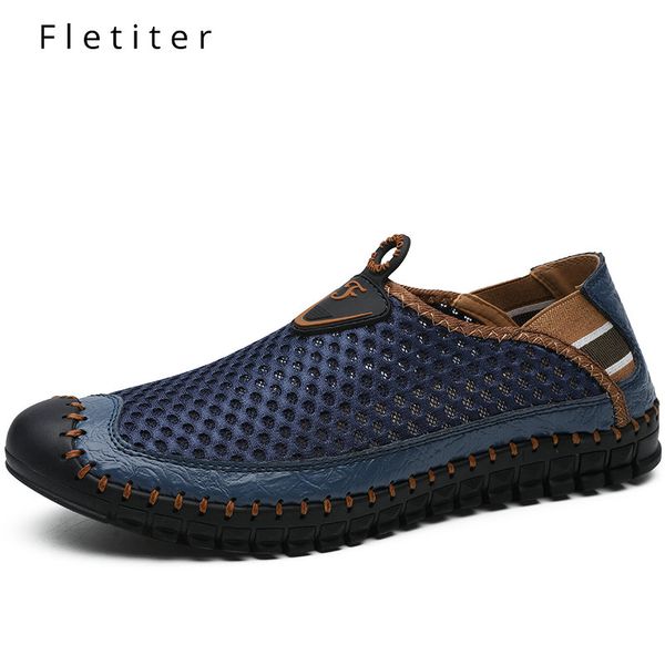 summer breathable comfortable mesh sneakers men shoes out door wading water male shoes loafers casual walking, Black 
summer breathable comfortable mesh sneakers men shoes out door wading water male shoes loafers casual walking, Black