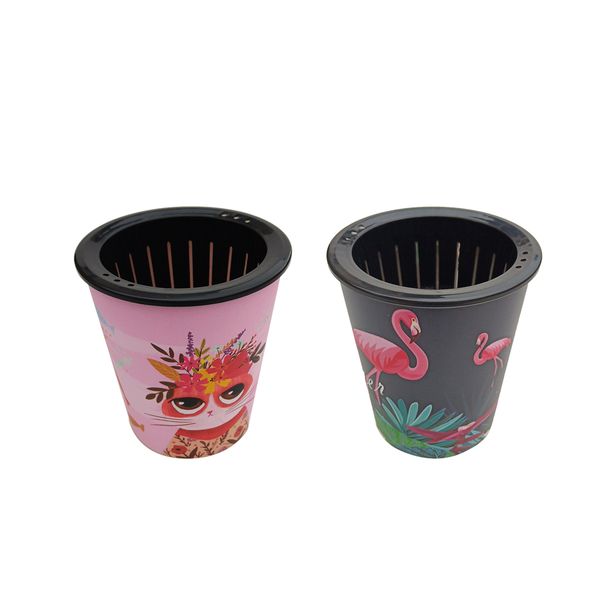 2pcs self watering planters indoor outdoor flower plant pot garden 
2pcs self watering planters indoor outdoor flower plant pot garden