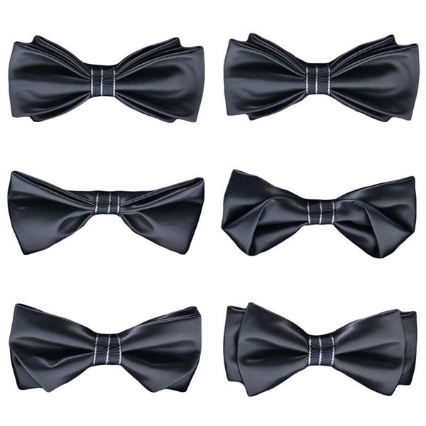 men black pre-tied bow ties wedding party faux leather tuxedo business bowtie rstie0342, Black;gray
men black pre-tied bow ties wedding party faux leather tuxedo business bowtie rstie0342, Black;gray