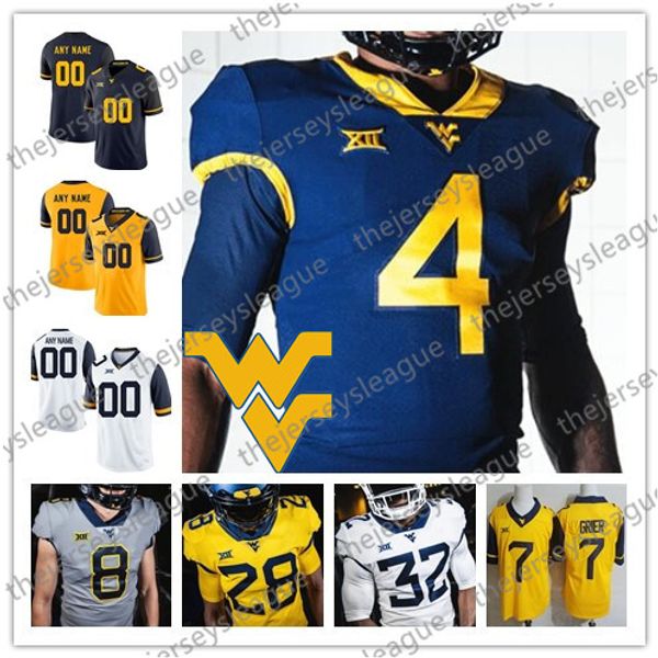 west virginia mountaineers 2019 custom any name number white navy blue yellow gray grier pettaway mckoy staley mcafee ncaa football jersey, Black
west virginia mountaineers 2019 custom any name number white navy blue yellow gray grier pettaway mckoy staley mcafee ncaa football jersey, Black