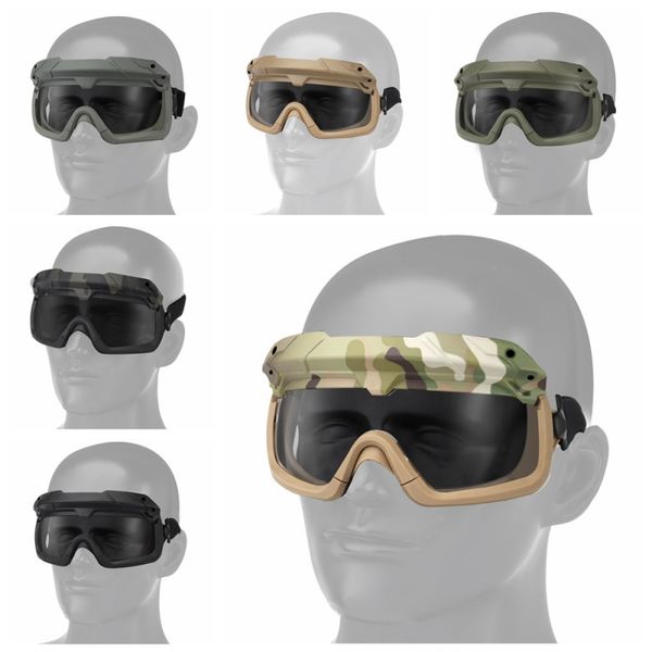 Tactical Hunting Goggles Motorcycle Windproof Wargame Goggles Helmet Eyewear Paintball Eye Protection Sunglasses