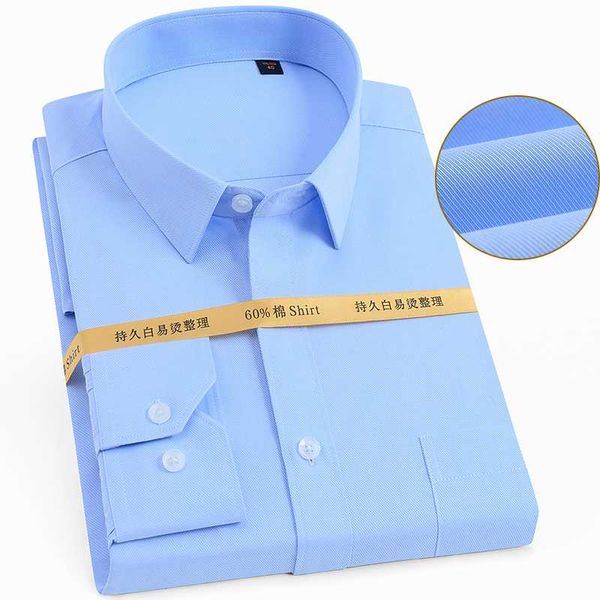 men's dress shirts 2021 fashion business men long sleeve shirt standard fit classic button pocket male plus size, White;black
men's dress shirts 2021 fashion business men long sleeve shirt standard fit classic button pocket male plus size, White;black