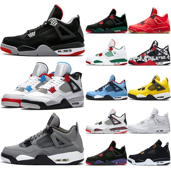 4 men basketball shoes 4s cool grey og bred for 2019 white cement mens designer trainer sport sneaker size 41-47
4 men basketball shoes 4s cool grey og bred for 2019 white cement mens designer trainer sport sneaker size 41-47
