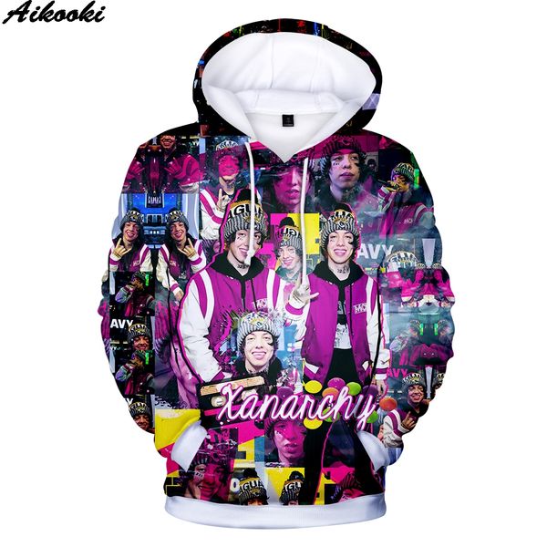 aikooki new sale lil xan xanarchy 3d hoodies men/women fashion casual sweatshirt 3d print lil xan xanarchy hip hop hoodie, Black
aikooki new sale lil xan xanarchy 3d hoodies men/women fashion casual sweatshirt 3d print lil xan xanarchy hip hop hoodie, Black