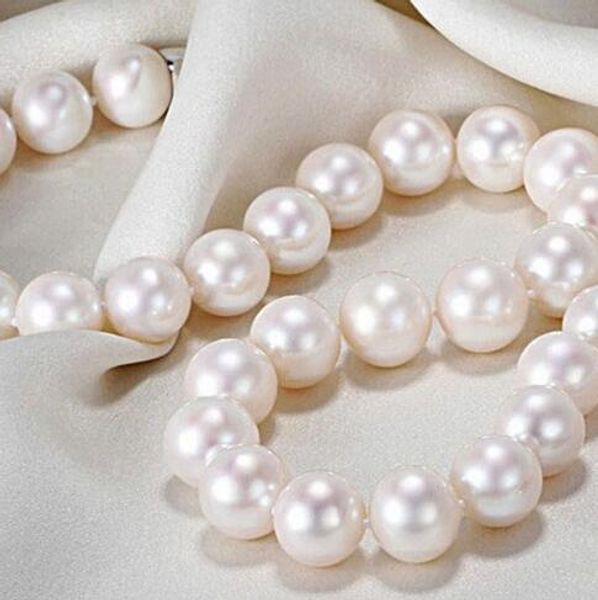 11-12mm natural pearl sweater fine jewelry circle fence bright genuine light necklace, Silver
11-12mm natural pearl sweater fine jewelry circle fence bright genuine light necklace, Silver