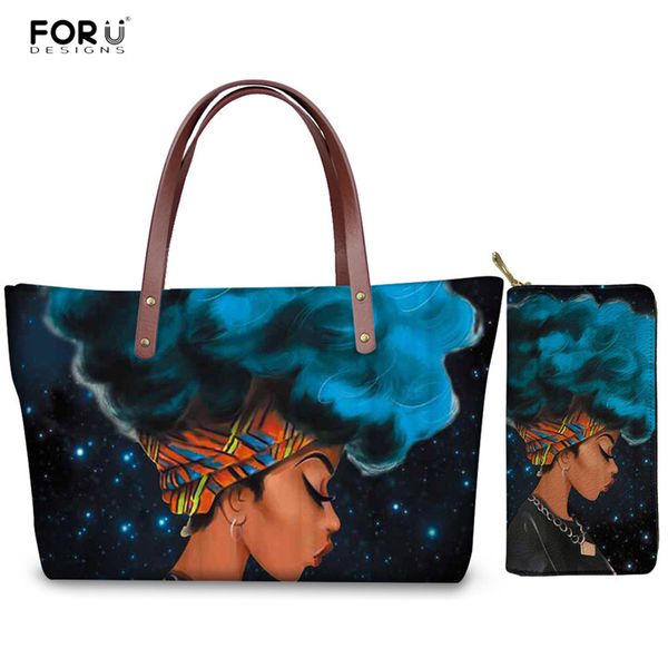 forudesigns african american black girl handbag afro women tote shoulder bags 2pcs purse wallet for youth girls school hand bag
forudesigns african american black girl handbag afro women tote shoulder bags 2pcs purse wallet for youth girls school hand bag