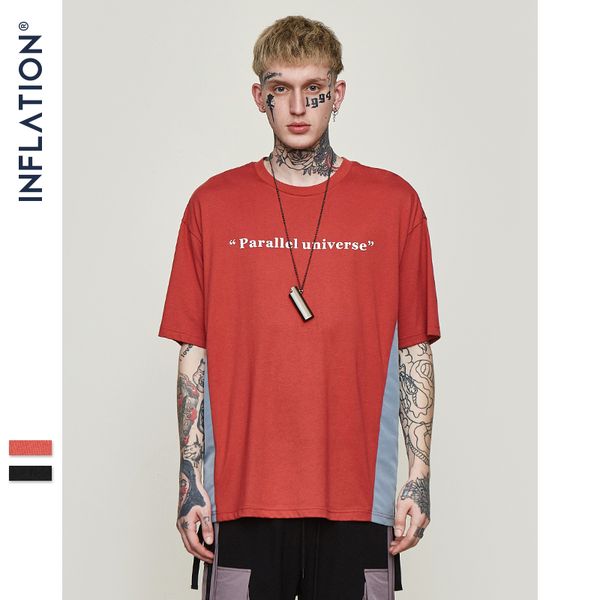 inflation men's patchwork t-shirt men cotton short sleeves casual male tshirt loose fit streetwear summer men tees 91152s, White;black
inflation men's patchwork t-shirt men cotton short sleeves casual male tshirt loose fit streetwear summer men tees 91152s, White;black