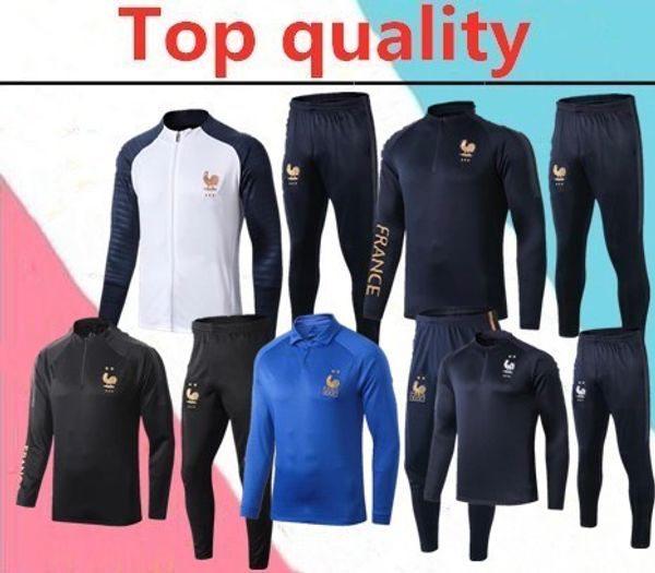 2019 2020 fr two stars pogba soccer raining suit tracksuit 18 19 20 pogba dembele mbappe griezmann kante football training suit, Black
2019 2020 fr two stars pogba soccer raining suit tracksuit 18 19 20 pogba dembele mbappe griezmann kante football training suit, Black