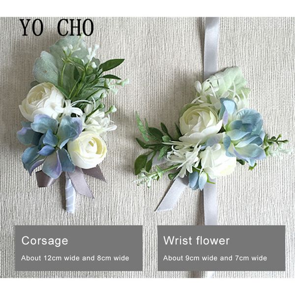 yo cho fashion groom bride corsage wrist flower wedding silk wrist flower corsage bride hand frozen bluish grey
yo cho fashion groom bride corsage wrist flower wedding silk wrist flower corsage bride hand frozen bluish grey