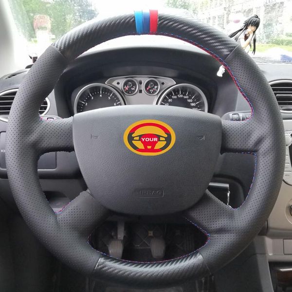carbon fiber leather black leather light blue blue red marker car steering wheel cover for focus 2 2005-2011
carbon fiber leather black leather light blue blue red marker car steering wheel cover for focus 2 2005-2011
