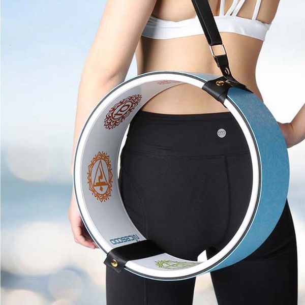 tpe yoga wheel pilates magic circle yoga ring home fitness training tool with strap anti-slip back bend circle
tpe yoga wheel pilates magic circle yoga ring home fitness training tool with strap anti-slip back bend circle