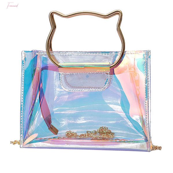 women shoulder bag fashion laser transparent crossbody bags messenger shoulder beach bag 2020 new design shoulder bags n
women shoulder bag fashion laser transparent crossbody bags messenger shoulder beach bag 2020 new design shoulder bags n