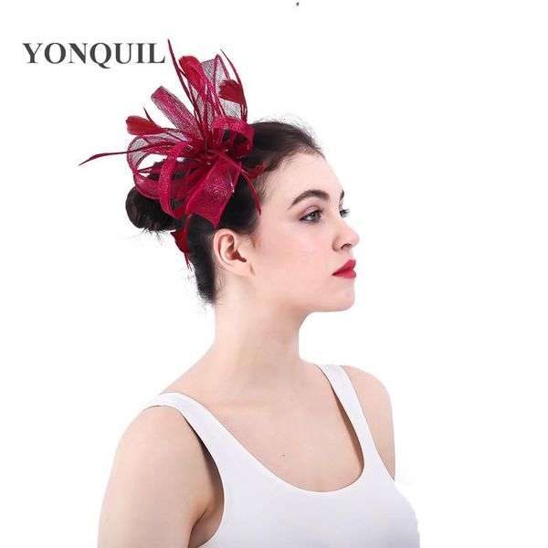 великолепная невеста свадебный головной убор sinamay чародей hat волос женщины элегантный головной убор с fancy пера аксессуары для волос це, White
великолепная невеста свадебный головной убор sinamay чародей hat волос женщины элегантный головной убор с fancy пера аксессуары для волос це, White