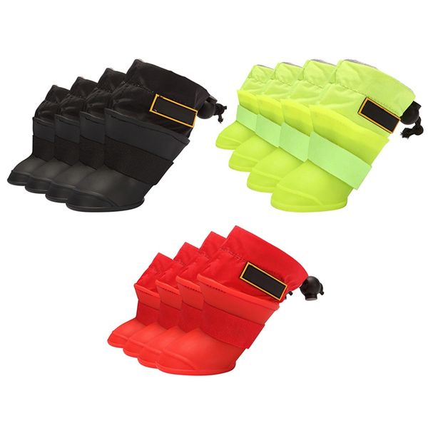 new silicone pet outdoor shoes warm fleece inner non-slip waterproof protective rain boots for dogs tt
new silicone pet outdoor shoes warm fleece inner non-slip waterproof protective rain boots for dogs tt