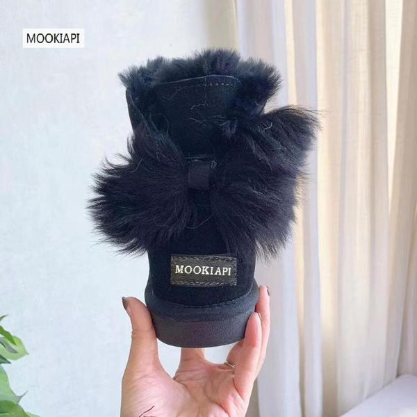 the highest quality australian women's snow boots, real sheepskin, natural wool, three different ways to wear shoes, Black
the highest quality australian women's snow boots, real sheepskin, natural wool, three different ways to wear shoes, Black