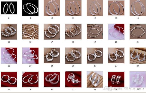2019 20 style 20pairs/lot celebrity hyperbole big 925 sterling silver ear clip ear hoop earrings fashion gifts ear ring, Golden;silver
2019 20 style 20pairs/lot celebrity hyperbole big 925 sterling silver ear clip ear hoop earrings fashion gifts ear ring, Golden;silver