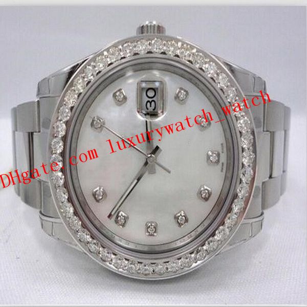 3 style luxury watches new steel bracelet diamonds bezel 116300 16030 automatic men's watch fashion wristwatch, Slivery;brown
3 style luxury watches new steel bracelet diamonds bezel 116300 16030 automatic men's watch fashion wristwatch, Slivery;brown
