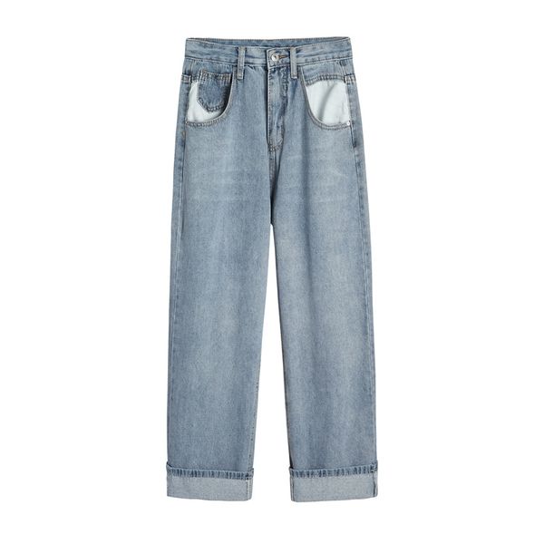 women loose high waist wide leg jeans for women straight blue jean fashion chic cotton pants new 2020 trousers streetwear wj156
women loose high waist wide leg jeans for women straight blue jean fashion chic cotton pants new 2020 trousers streetwear wj156