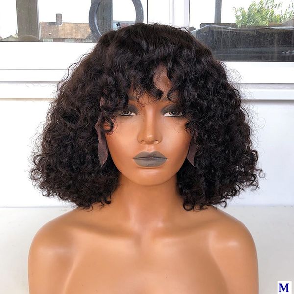 peruvian 13x6 curly lace front human hair wigs for black women 180density transparent lace front wigs with bangs remy, Black;brown
peruvian 13x6 curly lace front human hair wigs for black women 180density transparent lace front wigs with bangs remy, Black;brown