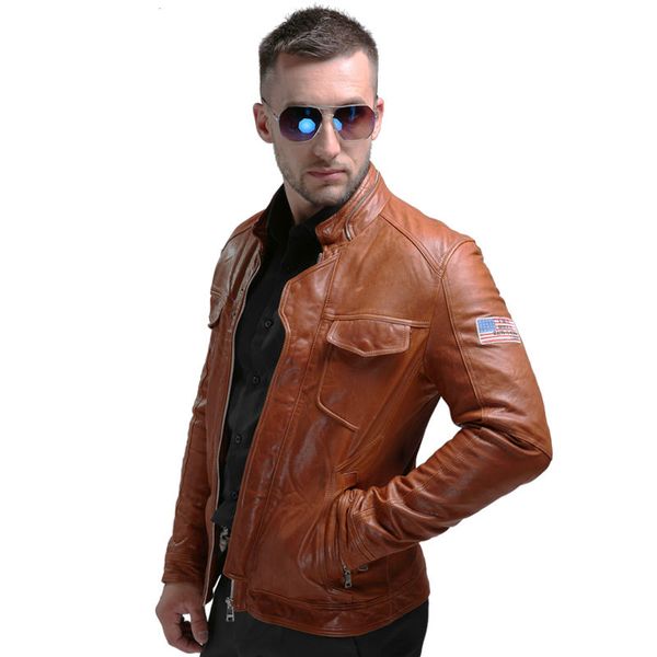 men genuine leather jackets winter real leather jacket moto & biker sheepskin coat male genuine jacket for man 58663, Black
men genuine leather jackets winter real leather jacket moto & biker sheepskin coat male genuine jacket for man 58663, Black