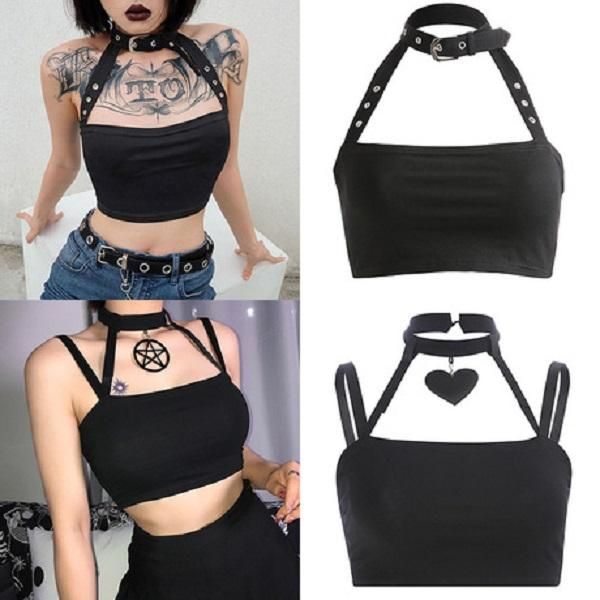 young girl summer party striped pure strap tube tank backless short blouse crop halter women sundress hollow out black clothes, Black;white
young girl summer party striped pure strap tube tank backless short blouse crop halter women sundress hollow out black clothes, Black;white