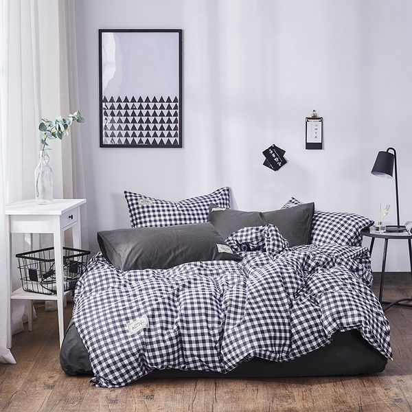 bedding sets classic duvet qulit cover set bed linen flat fitted sheet pillowcase japanese stripe grid king twin white grey
bedding sets classic duvet qulit cover set bed linen flat fitted sheet pillowcase japanese stripe grid king twin white grey