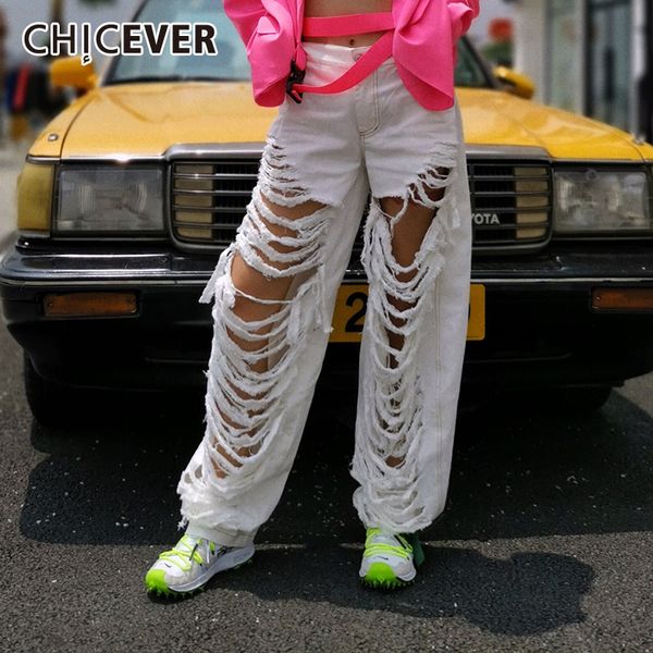 chicever ripped hole denim pants for women high waist streetwear loose wide leg pant female 2019 autumn fashion new clothes, Blue
chicever ripped hole denim pants for women high waist streetwear loose wide leg pant female 2019 autumn fashion new clothes, Blue