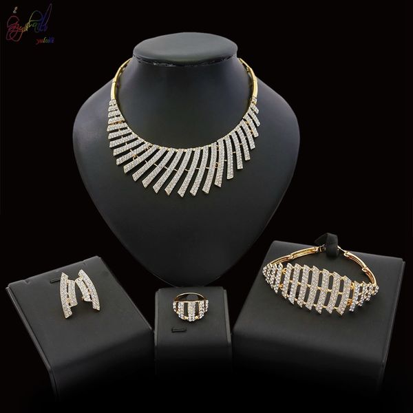 yulaili turkish dubai jewelry sets fashion women african beads jewelry set trendy plant party costume gold color jewelry sets gift box, Black
yulaili turkish dubai jewelry sets fashion women african beads jewelry set trendy plant party costume gold color jewelry sets gift box, Black
