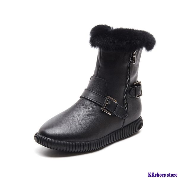 genuine leather boots women flat shoes 2020 winter fashion buckle plush warm snow boots for woman black white shoes ladies boot
genuine leather boots women flat shoes 2020 winter fashion buckle plush warm snow boots for woman black white shoes ladies boot