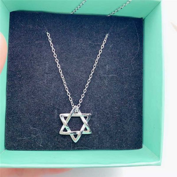 women necklace lucky hexagram pendant accessories clavicle chain silverware 925 sterling silver jewelry valentine's day gift
women necklace lucky hexagram pendant accessories clavicle chain silverware 925 sterling silver jewelry valentine's day gift