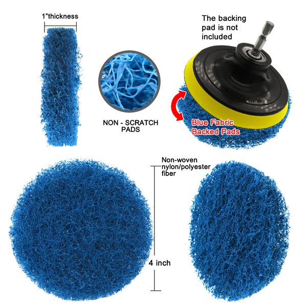 chores cleaning brush 100mm 4 inch hand drill self-adhesive blue scouring pad polishing and polishing rust cloth leather
chores cleaning brush 100mm 4 inch hand drill self-adhesive blue scouring pad polishing and polishing rust cloth leather