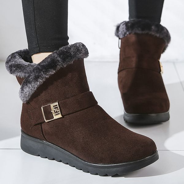 2019 fashion women boots thick fur winter boots classic snow ankle boots for women winter shoes suede warm fur plush women shoes, Black
2019 fashion women boots thick fur winter boots classic snow ankle boots for women winter shoes suede warm fur plush women shoes, Black