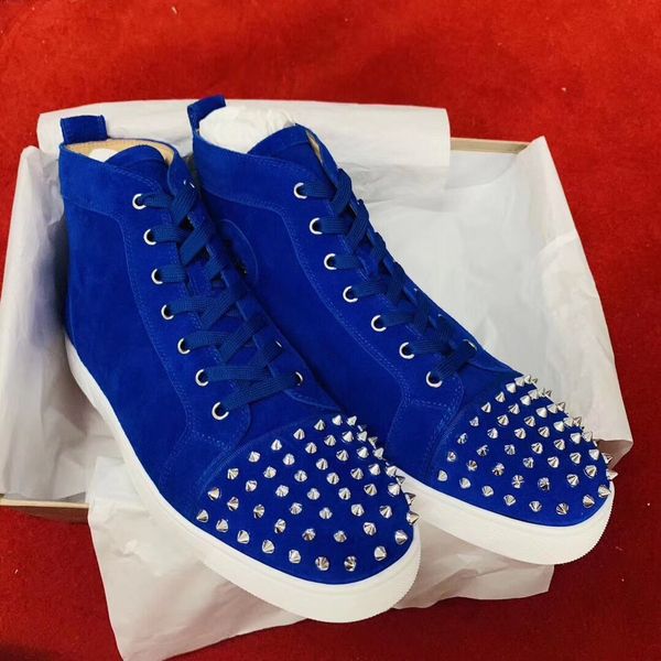 2019 fashion designer sneakers high cut full spikes flats shoes red bottom for men and women white leather sneakers party designer shoes, Black
2019 fashion designer sneakers high cut full spikes flats shoes red bottom for men and women white leather sneakers party designer shoes, Black