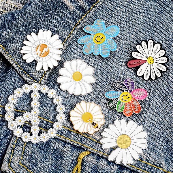 new arrival sun flower brooches pins cute daisies style enamel lapel pin women men children lovers gift breastpin, Gray
new arrival sun flower brooches pins cute daisies style enamel lapel pin women men children lovers gift breastpin, Gray