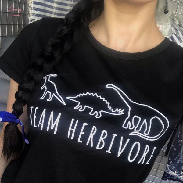 team herbivore t shirt women vegan harajuku fashion tumblr t shirt femme printed tshirt vegetarian cute graphic tees women, White
team herbivore t shirt women vegan harajuku fashion tumblr t shirt femme printed tshirt vegetarian cute graphic tees women, White
