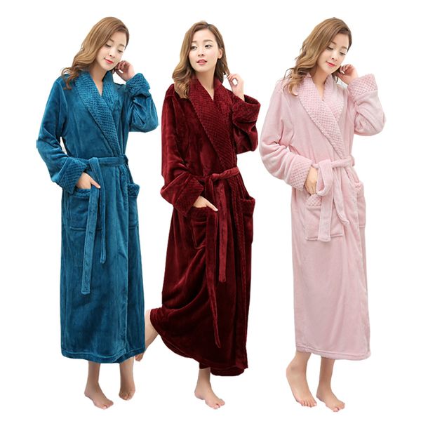 womens soft as silk x long kimono bath robe plus size thick warm winter bathrobe bridesmaid robes wedding dressing gown, Black;red
womens soft as silk x long kimono bath robe plus size thick warm winter bathrobe bridesmaid robes wedding dressing gown, Black;red