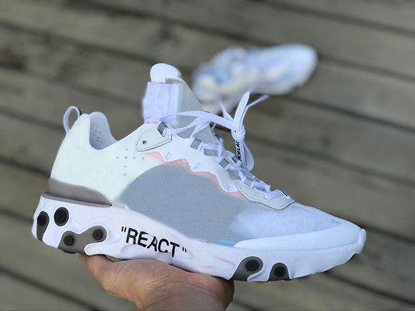 Brand fashion luxury designer React Element 87 Mid WR off men women shoes for mens white Basketball sneakers white Sports running trainers
Brand fashion luxury designer React Element 87 Mid WR off men women shoes for mens white Basketball sneakers white Sports running trainers