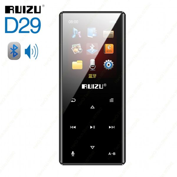 ruizu d29 bluetooth mp3 player portable audio 8gb music player with built-in speaker support fm,recording,e-book,clock,pedometer
ruizu d29 bluetooth mp3 player portable audio 8gb music player with built-in speaker support fm,recording,e-book,clock,pedometer