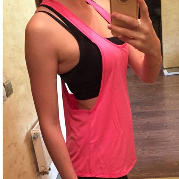 yoga shirts women sport wear quick dry gym vest flex suit fitness breathable tank race back multi color fitness clothing, White;red
yoga shirts women sport wear quick dry gym vest flex suit fitness breathable tank race back multi color fitness clothing, White;red
