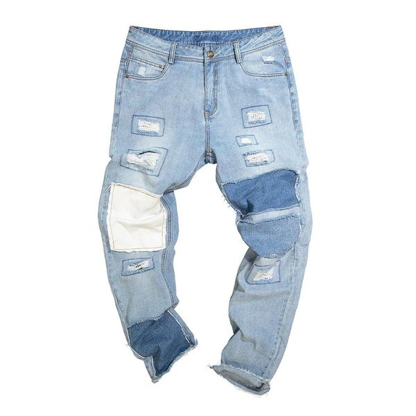 hip brand fashion designer jeans men straight синий цвет печатных мужские джинсы рваные pathwork l250, Blue
hip brand fashion designer jeans men straight синий цвет печатных мужские джинсы рваные pathwork l250, Blue