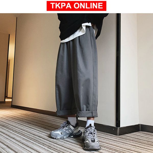 men japanese streetwear harem pants men 2020 overalls mens loose hip hop straigt sweatpants male vintage grey joggers, Black
men japanese streetwear harem pants men 2020 overalls mens loose hip hop straigt sweatpants male vintage grey joggers, Black