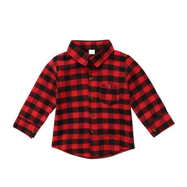pudcoco black and red checkered plaid shirt boy kids long sleeve shirt pullovers size 2-7t, White;black
pudcoco black and red checkered plaid shirt boy kids long sleeve shirt pullovers size 2-7t, White;black