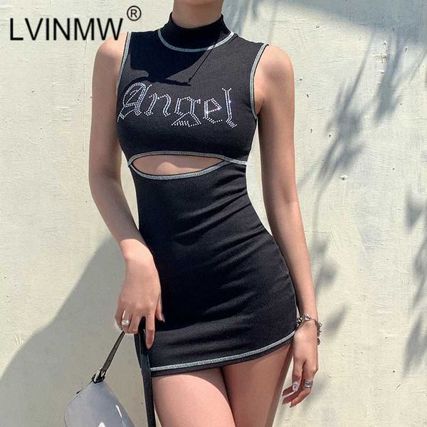 lvinmw round neck sleeveless hollow out letter diamond mini dress 2020 summer women patchwork slim skinny stylish street, Black;gray
lvinmw round neck sleeveless hollow out letter diamond mini dress 2020 summer women patchwork slim skinny stylish street, Black;gray
