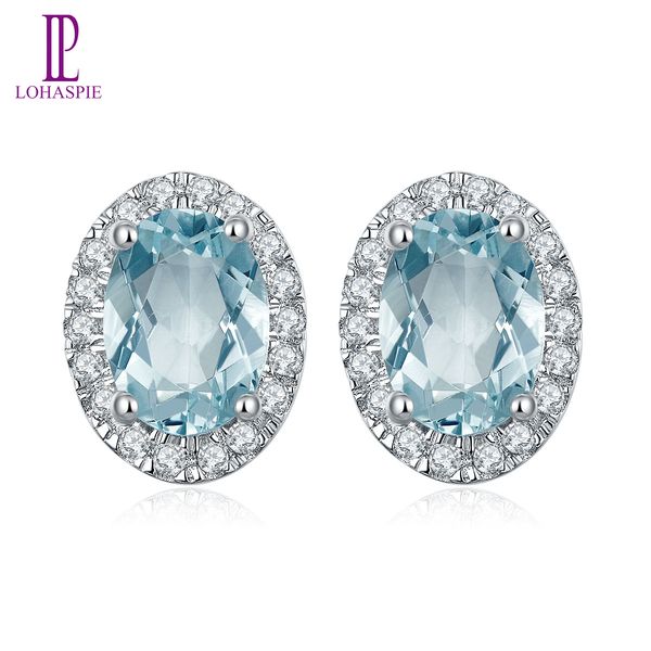 halo stud earrings solid 925 sterling silver 1.573ct natural blue aquamarine real gemstone fine jewelry for women's gift cute wholesale, Black
halo stud earrings solid 925 sterling silver 1.573ct natural blue aquamarine real gemstone fine jewelry for women's gift cute wholesale, Black