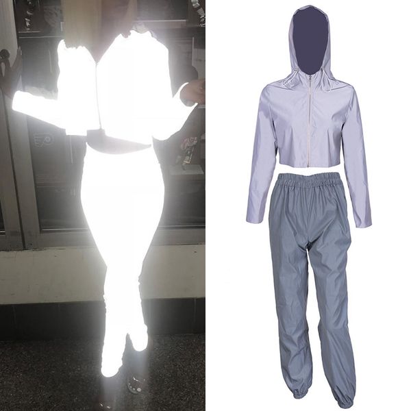 флэш светоотражающая женская куртка повседневная толстовка jogger брюки 2019 осень зимние женщины повседневная серая сплошная уличная одежда, White
флэш светоотражающая женская куртка повседневная толстовка jogger брюки 2019 осень зимние женщины повседневная серая сплошная уличная одежда, White