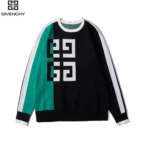 givenchis classic tide brand sweater mens designer sweater luxury casual knitted pullover fashion stitching sweater boutique casual hoodie, White;black
givenchis classic tide brand sweater mens designer sweater luxury casual knitted pullover fashion stitching sweater boutique casual hoodie, White;black