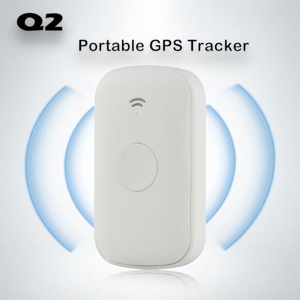 

mini gps tracker q2 pretty tracking gps+lbs positioning fall alarm voice monitor two-way talk ip65 waterproof grade