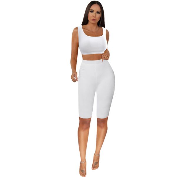 2019 new women's thread jumpsuit shorts two-piece super elastic thread jumpsuit suit, Black;white
2019 new women's thread jumpsuit shorts two-piece super elastic thread jumpsuit suit, Black;white