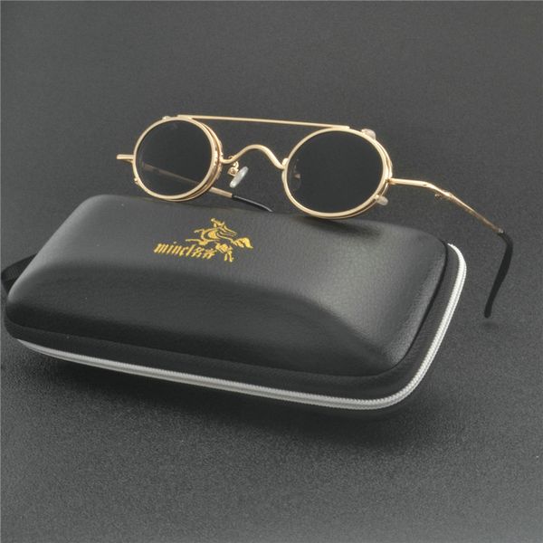 2019 women men small round punk sunglasses men women retro metal clip on myopia sun glasses for male vintage gothic goggles fml, White;black
2019 women men small round punk sunglasses men women retro metal clip on myopia sun glasses for male vintage gothic goggles fml, White;black
