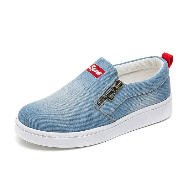 summer denim fashion women's casual shoes korean canvas shoes women's large size casual loafers flat shoes, Black
summer denim fashion women's casual shoes korean canvas shoes women's large size casual loafers flat shoes, Black